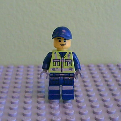 LEGO Minifigure-Garbage Man Dan-The LEGO Movie-TLM049-Creative Brick Builders